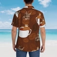 thumbnail image 6 of Fotbe Sloths Need More Coffee Hawaiian Shirt For Men Unisex Summer Beach Casual Short Sleeve Cotton Linen Button Down Shirts-Small, 6 of 9