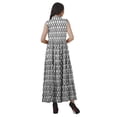 thumbnail image 4 of Moomaya Robes à Étages en Rayonne pour Femmes Imprimées Col Classique Robe-Chemise Femmes, 4 of 4