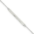 thumbnail image 2 of Auriga 925 Sterling Silver Crystal Bar Anklet 9inch for Women, 2 of 6