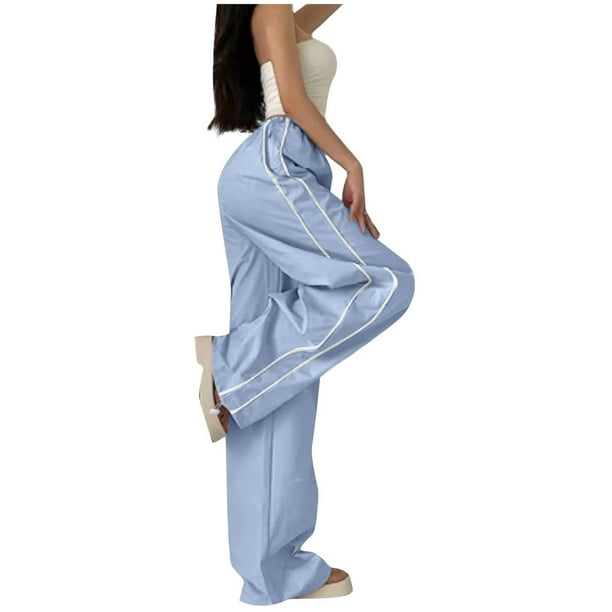 Sweatpants for Women Trendy High Waisted Wide Leg Track Pants Joggers  Casual Baggy Long Trousers Streetwear 