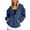 Navy, variant on Baberdicy Womens Zip up Hoodies Long Sleeve Sweatshirts Fall Outfits Oversized Sweaters Casual Fashion Jackets Beige, Size: S-5Xl