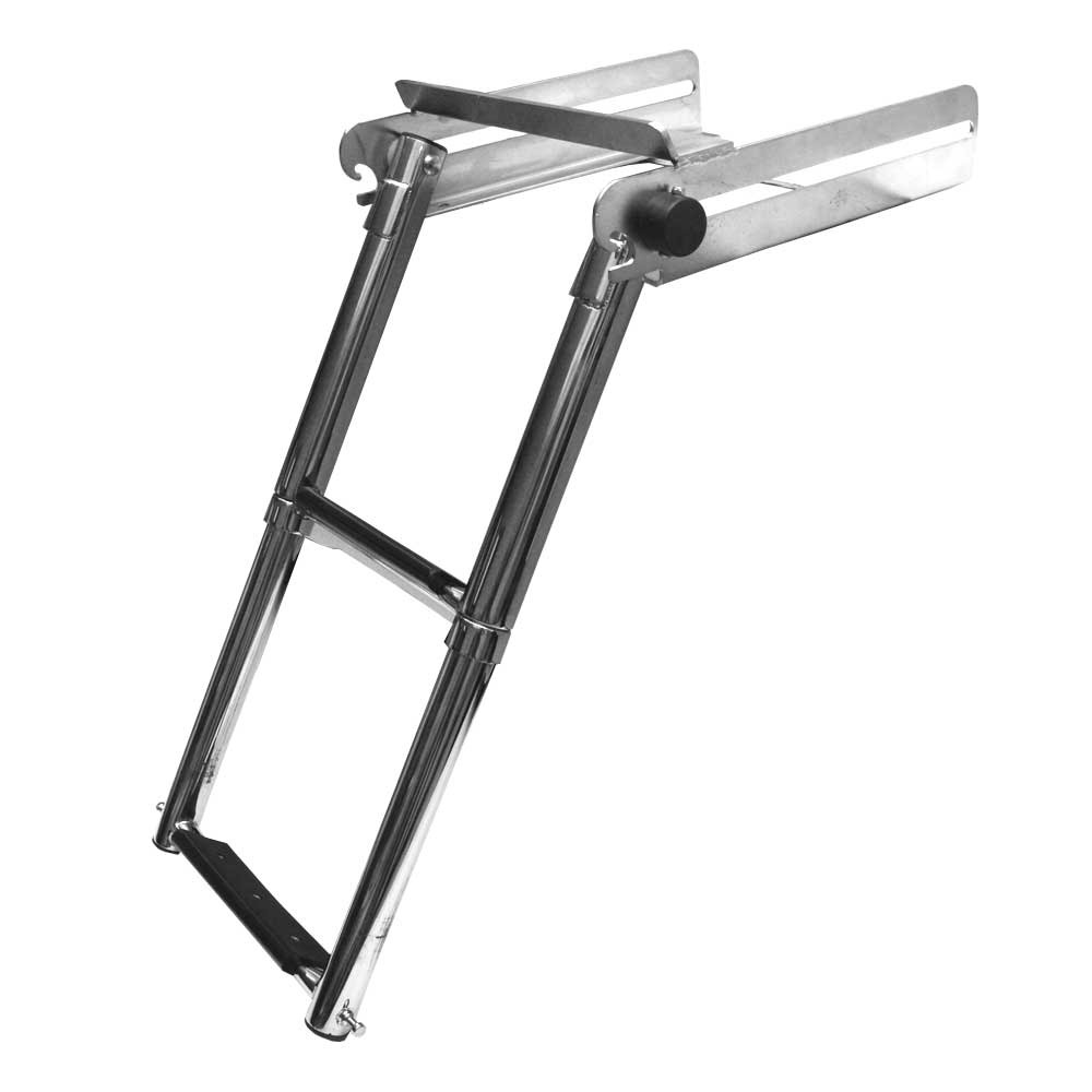 Challenger Hardware Boat Transom Ladder SL2WT 2 Step Under Mount