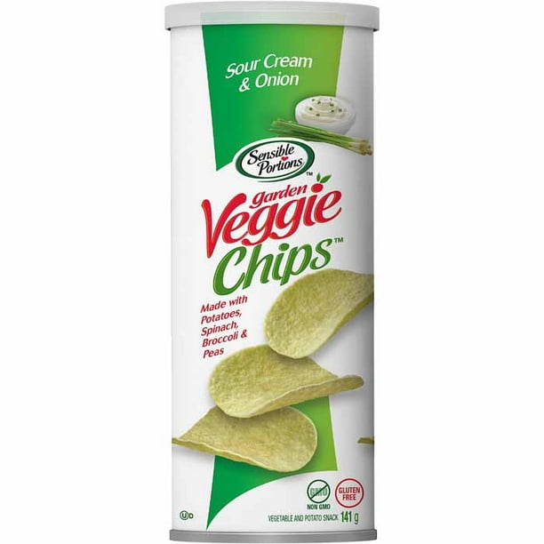 Sensible Portions - Chips de Légumes Sures Crème &amp; Oignon, 141 G