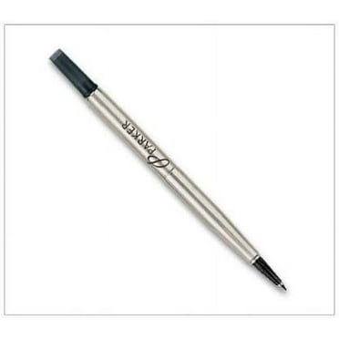Parker Products - Parker - Refill for Roller Ball Pens, Medium, Black Ink - Sold As 1 Each - Quink ink. - Consistent ink flow. - Large capacity barrel.