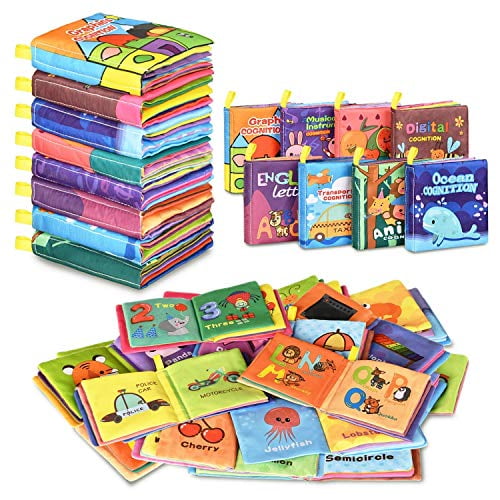 New Baby 3D Quiet Soft Book Non-Toxic Cloth Books Early Educational Toy CB 