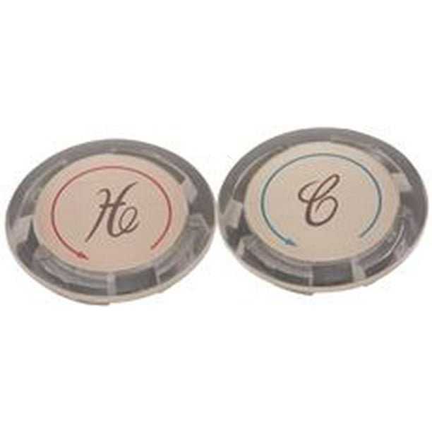 INDEX BUTTONS PAIR HOT AND COLD per 72 Each