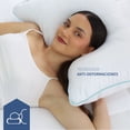 thumbnail image 2 of Set 4 Almohadas Estandár Tesso Home Bies Azul, 2 of 4