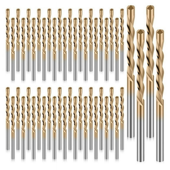 50Pcs Drywall Bit, 1/8 Inch Spiral Saw Tip Cutting Bits, M2 High Speed Steel Drywall Cutting Bits