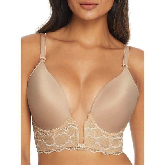 Va Bien Womens Enchanted Plunge Longline Bra Style-884