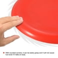 thumbnail image 4 of Uxcell 9 Inch Flying Disc Outdoor Playing Training Soft Flying Disk, Red 2 Pack, 4 of 7