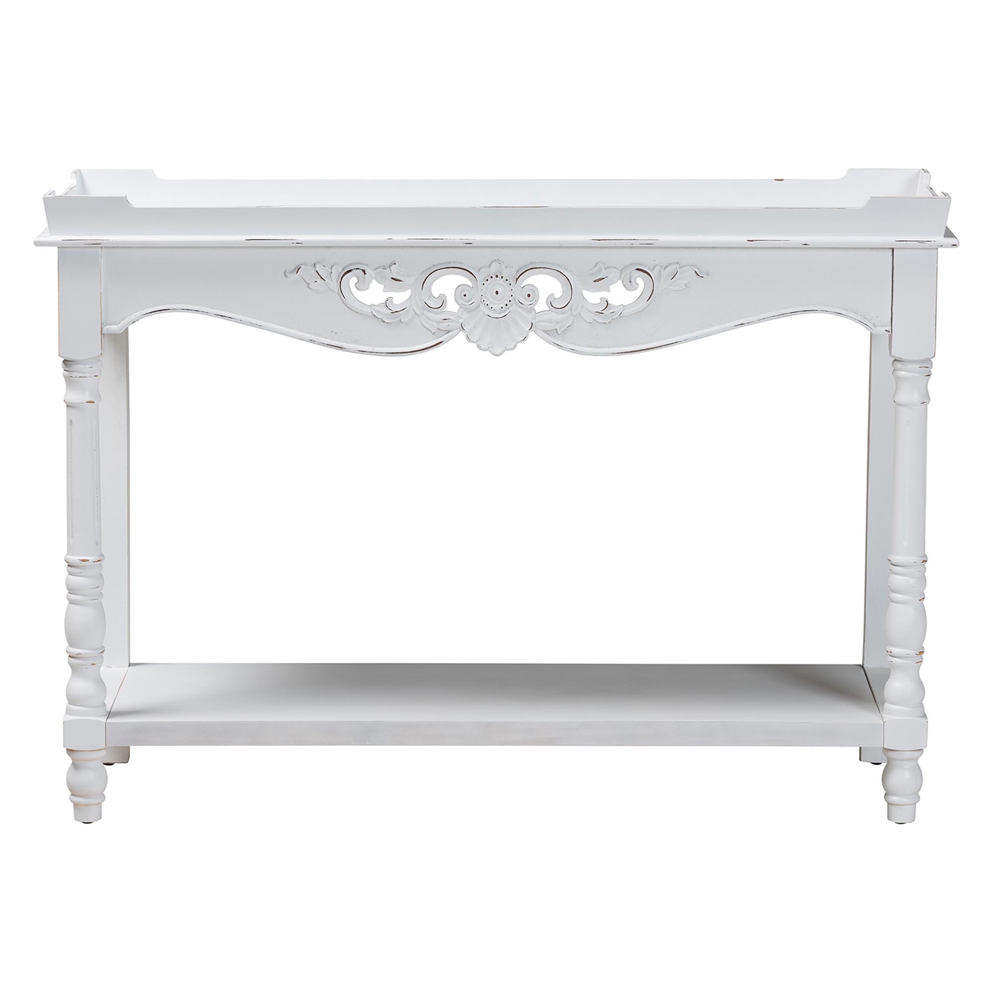 Baxton Studio Rafferty Classic Console Table, White