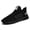 Black White, variant on Hiigyl Men's Running Walking Trainers Breathable Sneakers Workout Casual Sports Shoes