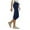 Navy, variant on PMUYBHF Linen Pants Women Women Comfortable Elastic Waist Button Side Pockets Two Pocket Yoga Cropped Cargo Cropped Pants Hiking Pants Women Petite Length Womens Ski Pants Petite