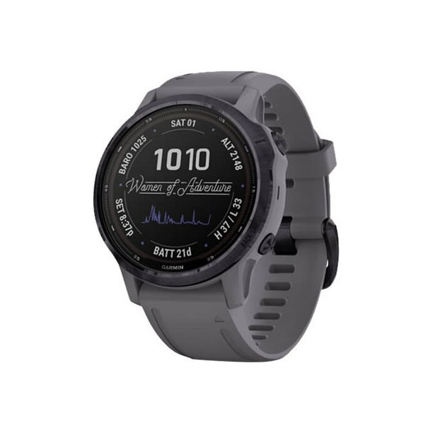 fÄnix 6S Pro Solar, Amethyst Steel with Shale Gray Band - Walmart.com - Walmart.com
