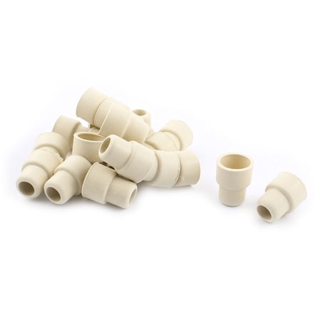 Unique Bargains 20pcs Laboratory Rubber Stoppers Bungs for 18mm Mouth Reagent Bottle