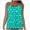 Y508-Mint Green, variant on Tankini Top for Women Twist Front Bandeau Swimsuit Tummy Control Bathing Suit Tops Only No Bottom (Y508-Mint Green,XXL)