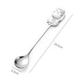 thumbnail image 6 of Coffee Spoon Stainless Steel Handle Lucky Cat Stirring Spoon, 6 of 7