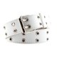 thumbnail image 2 of Cinturón de cuero con doble ojal para mujer con cadenas Hebillas Cinturones de cintura para pantalones Vestido , Talla única, 2 of 6