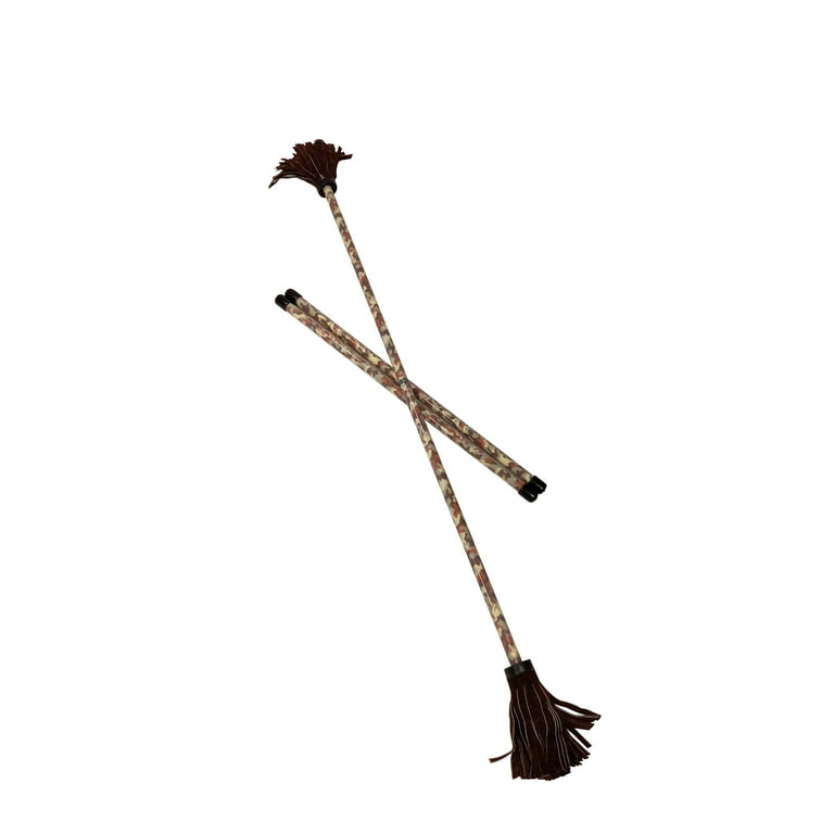 Z-Stix Professional Juggling Flower Sticks-Devil Sticks and 2 Hand Sticks,  High Quality, Beginner Friendly - Camouflage Series (King, Brown Camo)