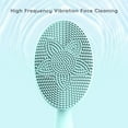 thumbnail image 2 of Graflsoa Rechargeable Portable Silicone Facial Cleansing Brush with High-Frequency Vibration, Adjustable Modes, IPX6 Waterproof, Soft Skin-Friendly Design, Blue, 2 of 7