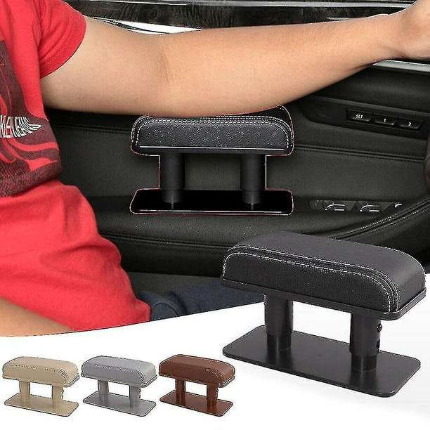 Car Armrest Box Height Pad Universal Leather Armrest Cushion with