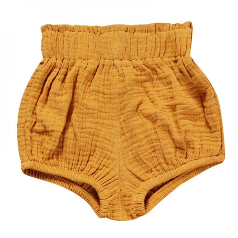 Kids Baby Boys Girls Bloomer Loose Harem Shorts Basic Diaper Cover Underwear Childrens Adult Diaper Skirt Shorts 2 in 1 Bloomer Shorts 
