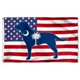 thumbnail image 3 of Bayyon South Carolina Flag Dog South Carolina Grommet Flag Banner with Grommets 3x5Feet Man cave Decor, 3 of 6