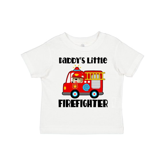 Inktastic Daddys Little Firefighter Boys or Girls Toddler T-Shirt