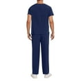 thumbnail image 6 of Titcea Mens Scrub Set — Stretch V-Neck Scrub Tops & Elastic Waistband Pants, Nurse Workwear with 10 Pockets, Unwrinkled Scrubs for Men, Available in 10 Colors, 6 of 9