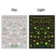 thumbnail image 1 of Fiudx Pegatinas Luminosas para Uñas, Diseños Navideños Que Brillan En La Oscuridad, Divertidos Patrones de Papá Noel y Árboles, Fácil Aplicación para Un Arte de Uñas Espectacular, Fiestas y Celebraci, 1 of 6