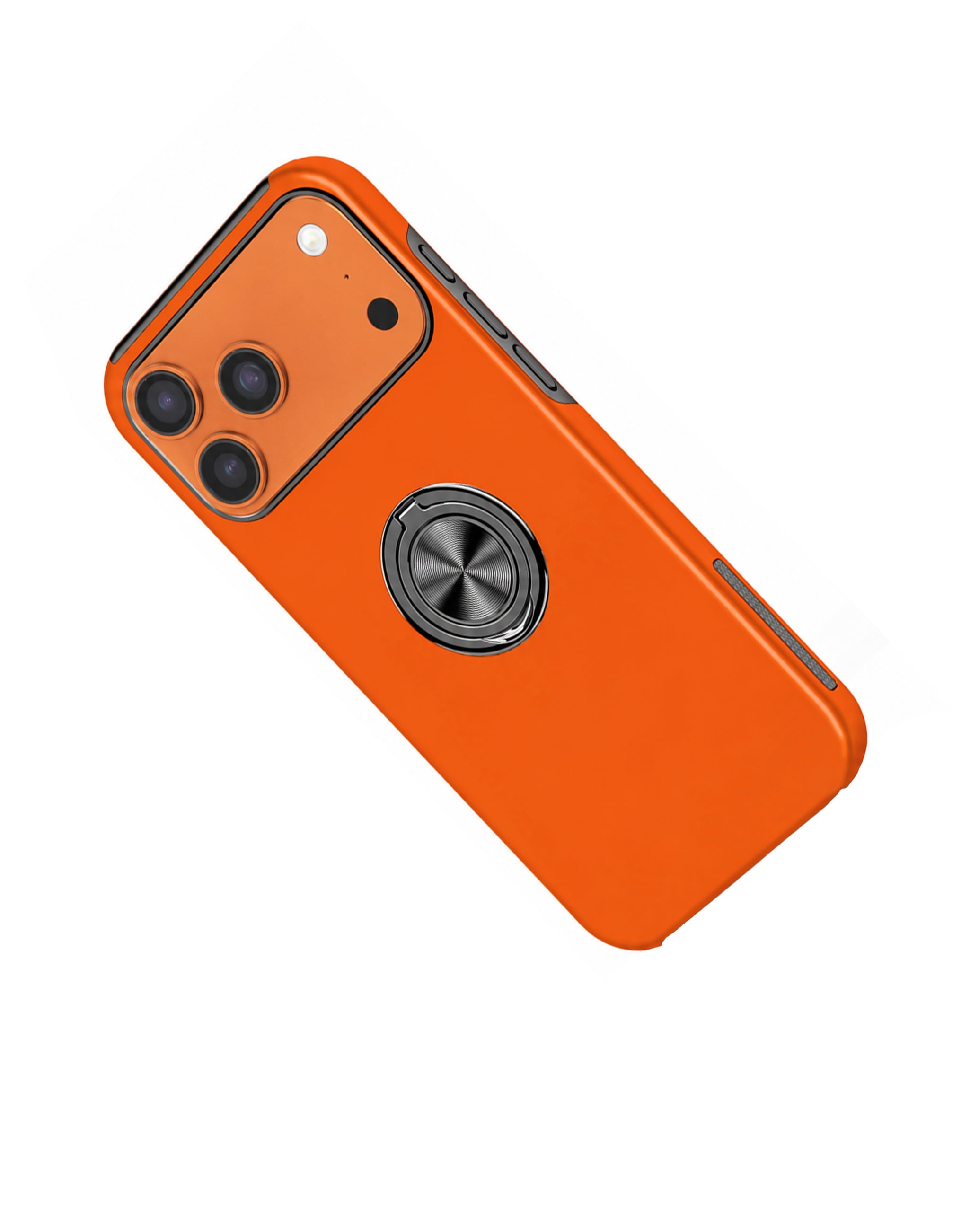 Dual Layer Case with Magnetic Ring for iPhone 17 Pro Max - Orange