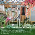 thumbnail image 5 of Great promotion! Outdoor Bird , Reflective 3D Stainless Steel Wind Deflector, Garden Decoration, Bird Device, Keeping And Pigeons Away From Your H, 5 of 5
