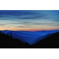 thumbnail image 2 of Flaherty, Dennis 14x11 Black Ornate Wood Framed with Double Matting Museum Art Print Titled - North Carolina Sunrise in the Great Smoky Mts, 2 of 4
