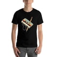 thumbnail image 5 of Vintage Retro Music Cassette Tape with Pencil Design T-Shirt - Soft Cotton Short Sleeve Tee with Fun 80s 90s Nostalgic Print for Men and Women, Perfect Gift for Music Lovers, 5 of 10
