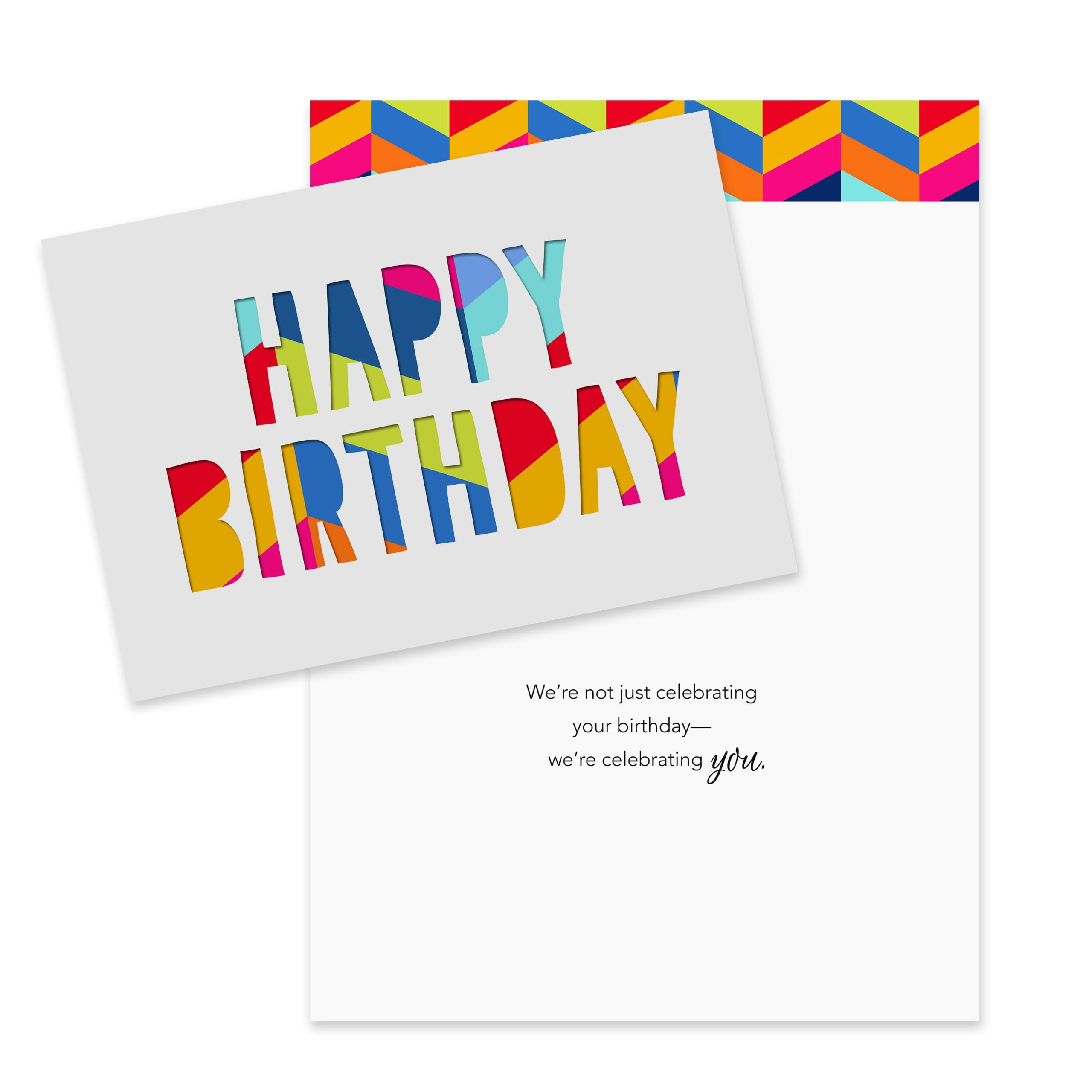 Hallmark Business Bulk Assorted Employee Birthday Cards (Cake, Candles & Color), 25 ct.