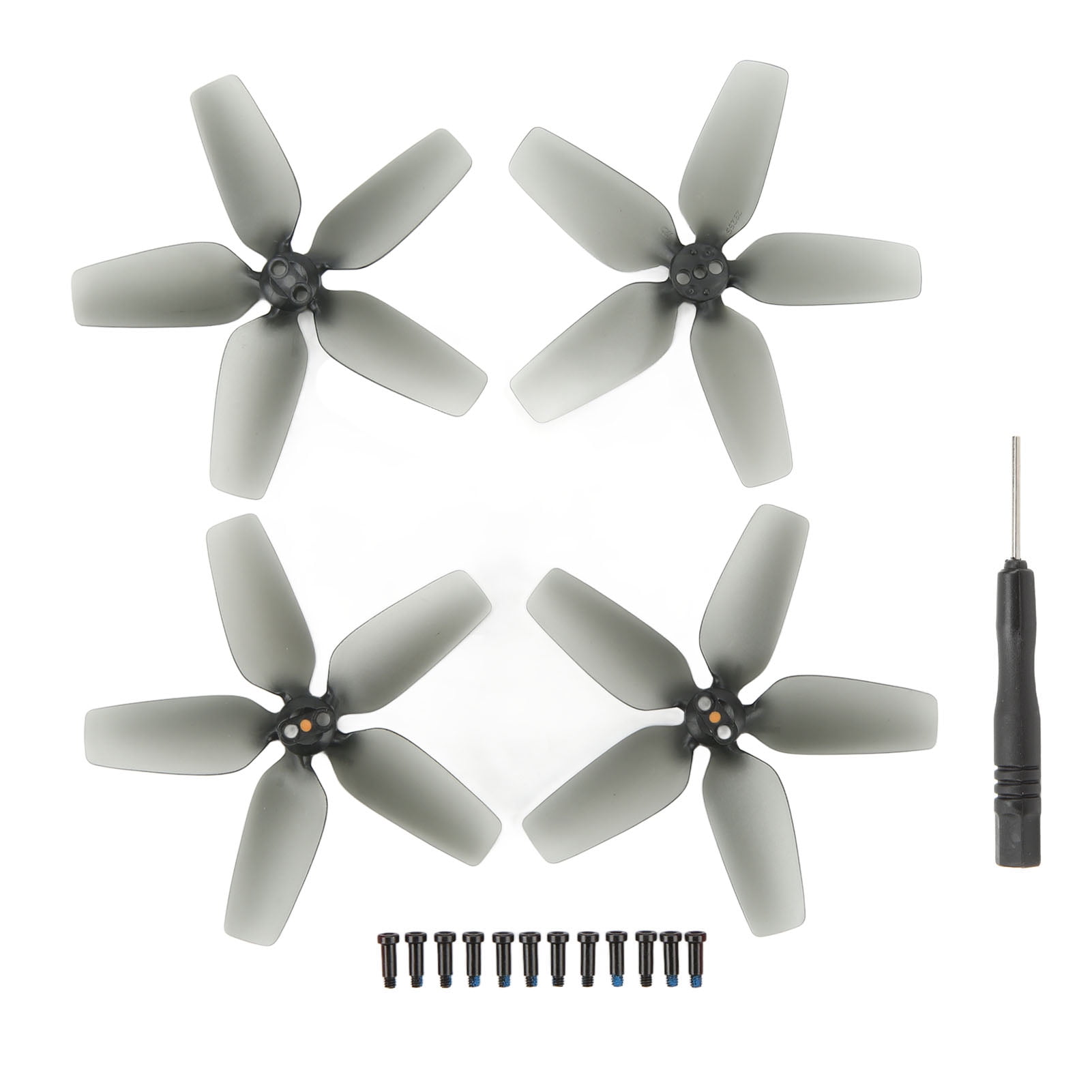 4Pcs Drone Propellers Plastic Light Weight High Stability Bright