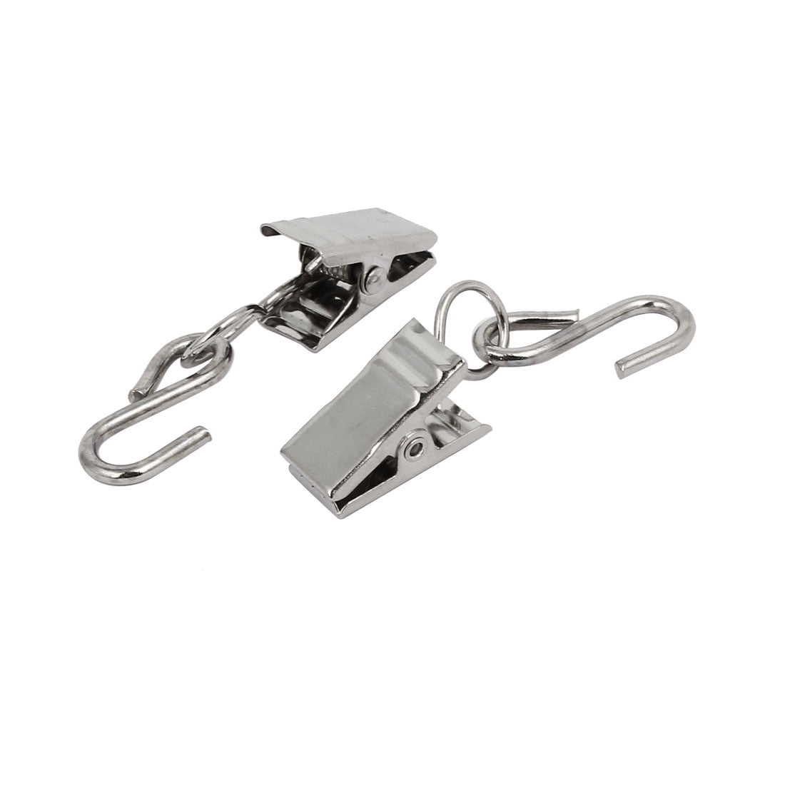 6mm Width 50mm Length S Shaped Hanging Hooks Drapes Curtain Clips