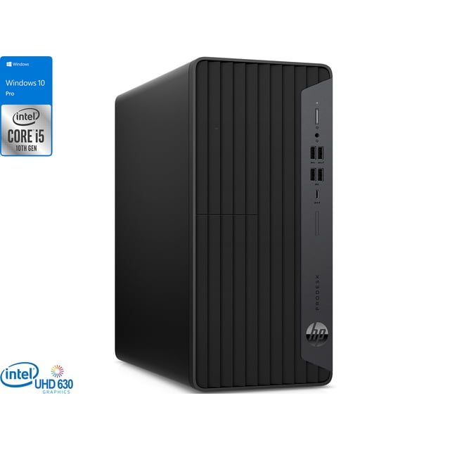 HP ProDesk 600 G6 Desktop, Intel Core i5-10500 Upto 4.5GHz, 32GB RAM, 2TB NVMe SSD, DisplayPort, Wi-Fi, Bluetooth, Windows 10 Pro