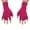 Hot Pink, variant on Unisex Warm Half Finger Stretchy Knit Fingerless Gloves, Black