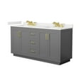 thumbnail image 3 of Wyndham Collection Wcf292966d-Qtz-Us3mxx Miranda 66" Free Standing Double Basin Vanity Set, 3 of 7