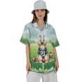 thumbnail image 4 of Happy Easter Hello Spring Afghan Hound Playing Football Hawaiian Shirt Breathable Summer Unisex Merch Dog Lover - 13003, 4 of 6