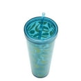 thumbnail image 2 of Mainstays Blue Plastic Sipper Tumbler 27 Ounces, 1pc, 2 of 4