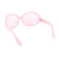 thumbnail image 4 of Oversized Dragonfly Large Round Butterfly Plastic Minimal Sunglasses All Pink, 4 of 4