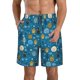 thumbnail image 1 of Fotbe Owls And Trees Trajes de Baño Estampados para Hombre, Shorts de Verano de Secado Rápido, Ropa de Playa, Bañadores-Small, 1 of 6