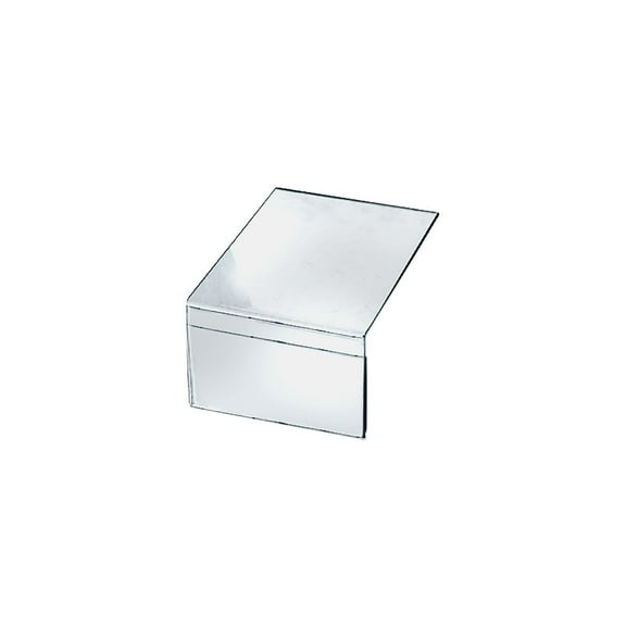 Azar Displays 142702 6"W x 4"H Shelf Sign Holder, 10-Pack