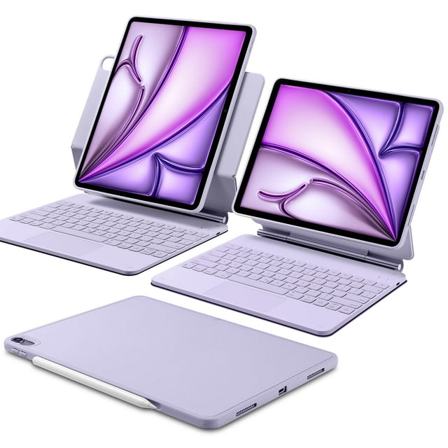 Funda con teclado ESR para iPad Air de 13 pulgadas (M2, 2024) con panel táctil