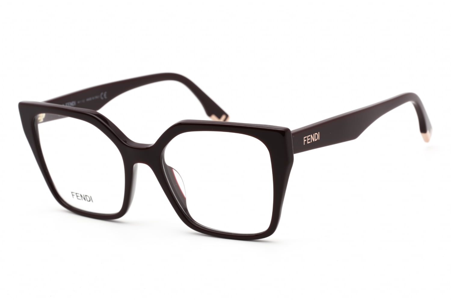 FENDI FE50002I-081-54 Eyeglasses Size 54mm 19mm 145mm Plum Women ...