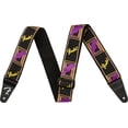 thumbnail image 2 of Fender Neon Monogrammed 2-Inch Guitar Strap - Purple and Yellow w/ Strap Blocks, 2 of 3