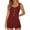 Wine Red, variant on PRETTYGARDEN Womens 2 Piece Matching Sets Fashion Button Down Suit Vest Tops Shorts Set Spring Business Casual Outfits