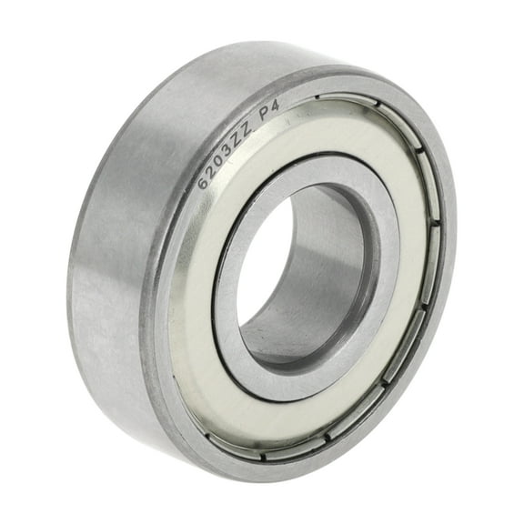 Unique Bargains 6203ZZ Deep Groove Ball Bearings P4 17x40x12mm Car Lubricated Bearings Silver Tone Double Metal Seal